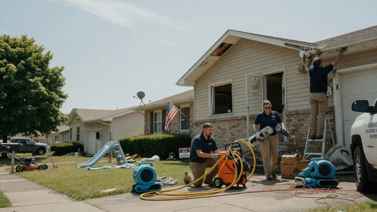 Water Damage Restoration in La Plume, PA near me